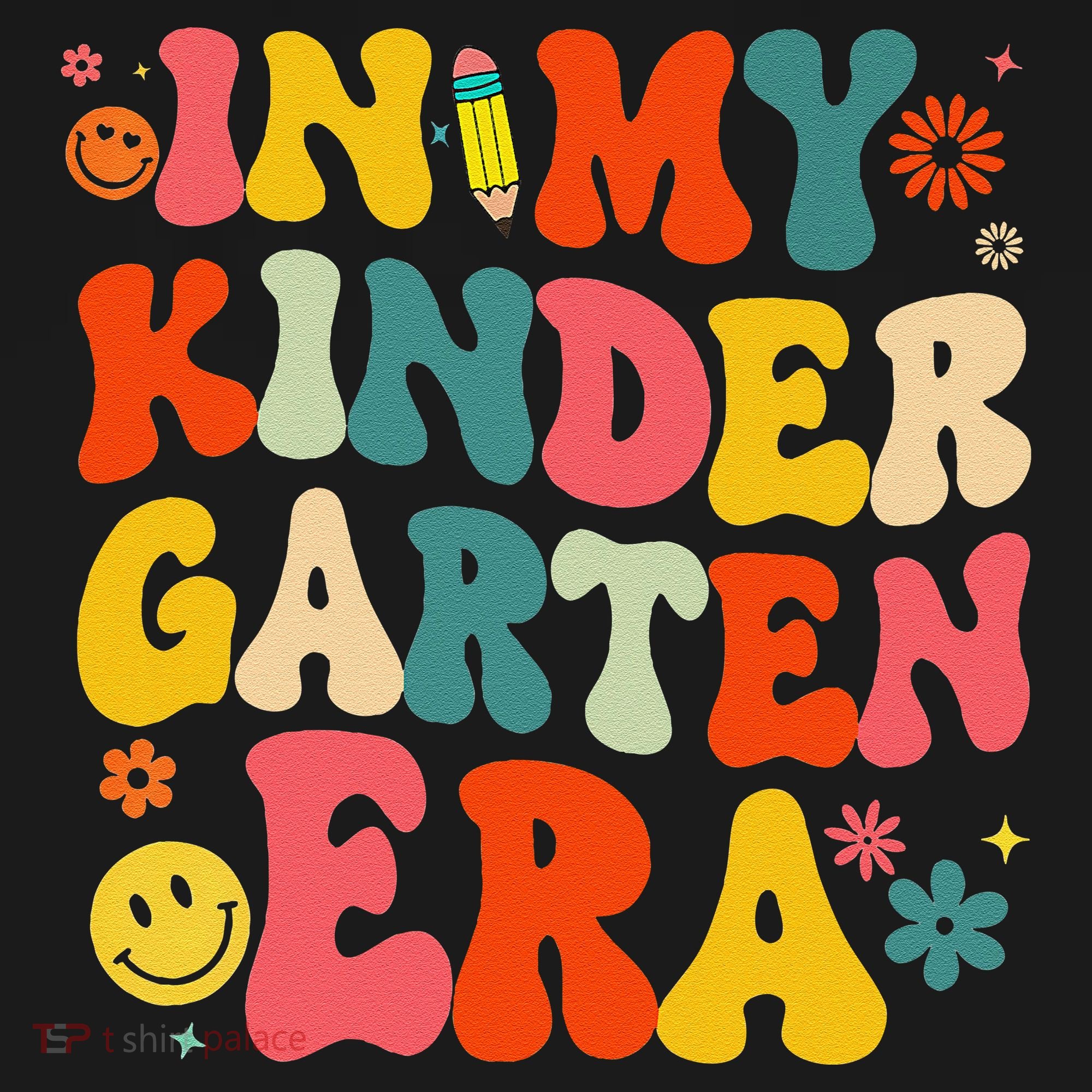 In My Kindergarten Era Retro Back To School Teacher Student Gift Apron