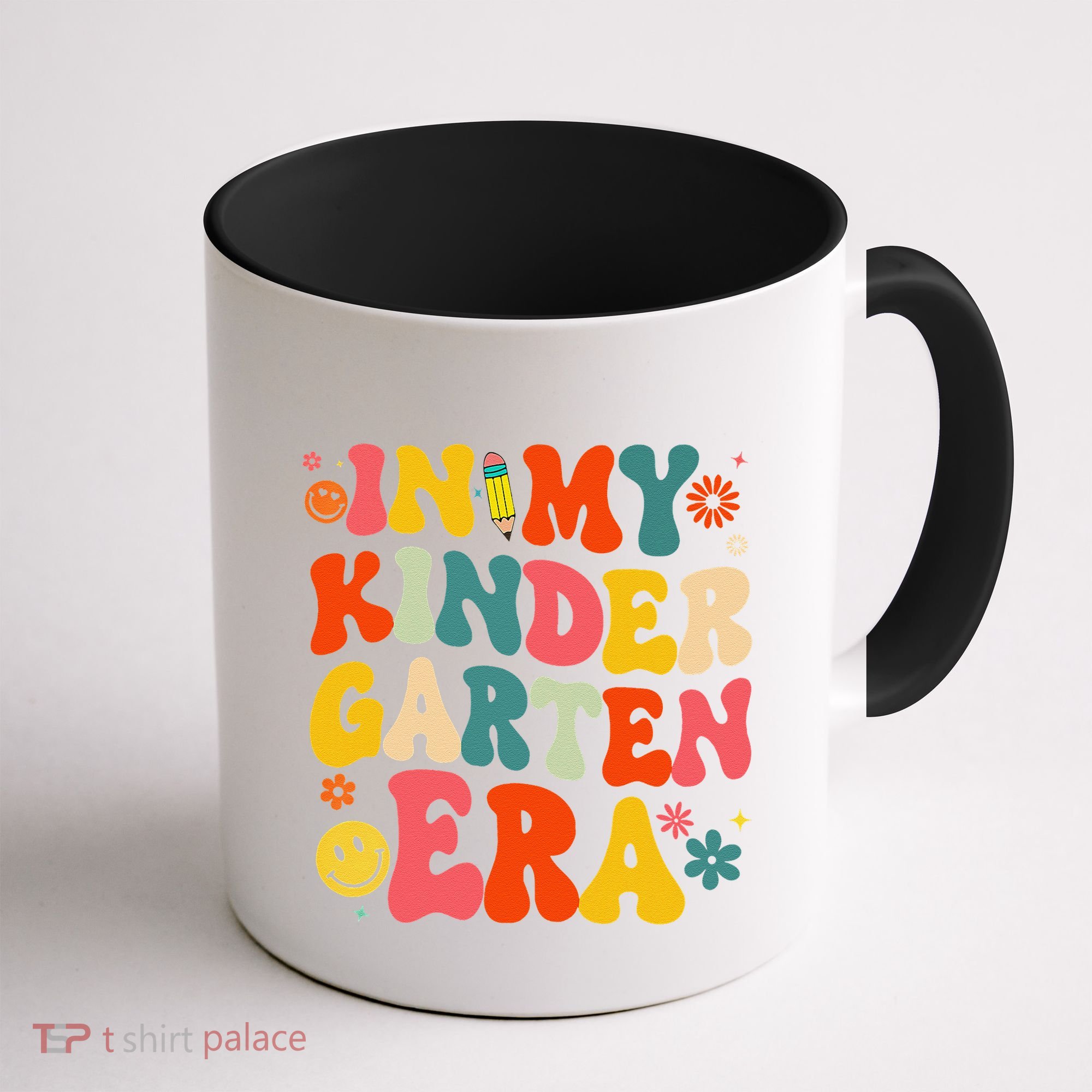 In My Kindergarten Era Retro Back To School Teacher Student Gift Coffee Mug