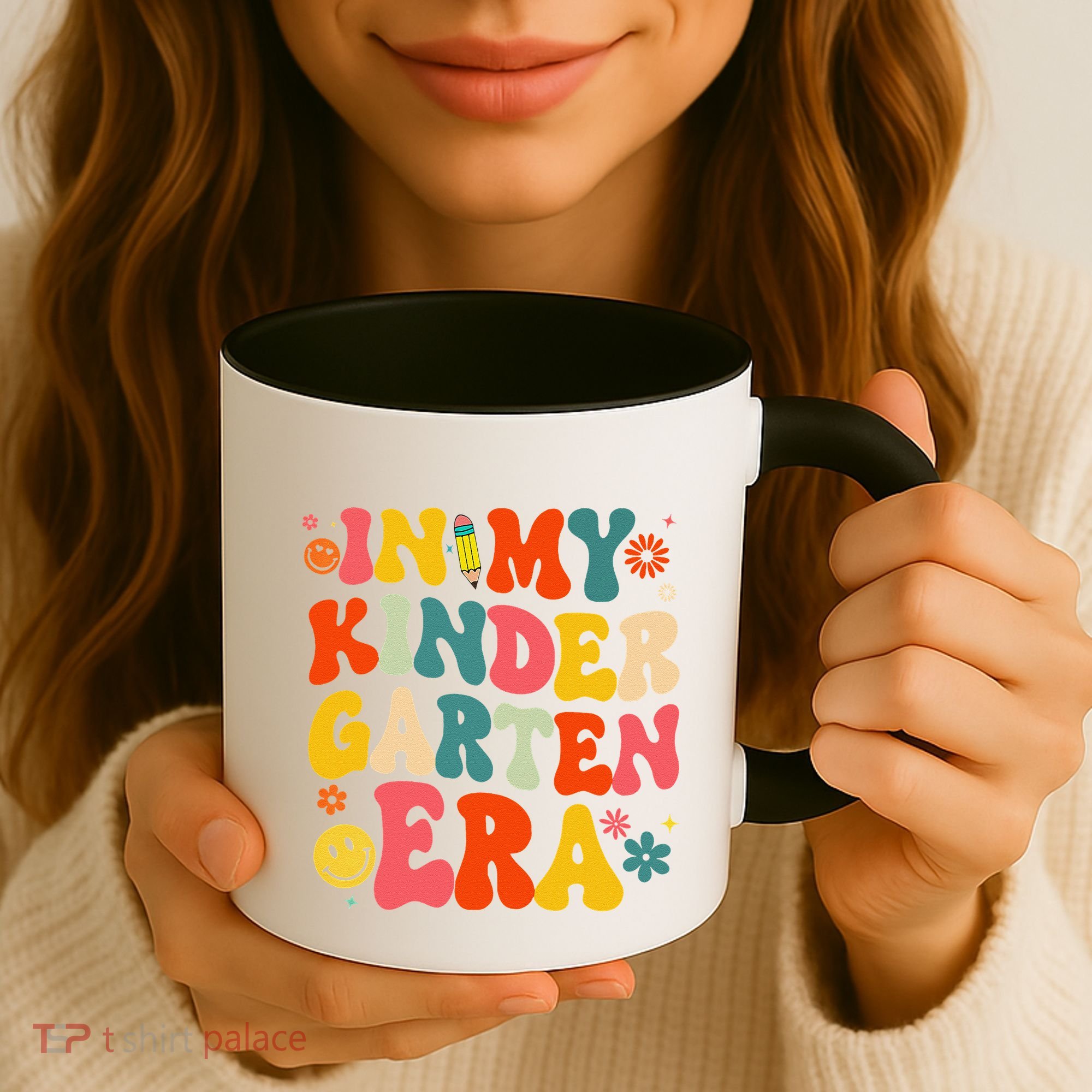 In My Kindergarten Era Retro Back To School Teacher Student Gift Coffee Mug
