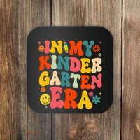 In My Kindergarten Era Retro Back To School Teacher Student Gift Coaster thumb 0