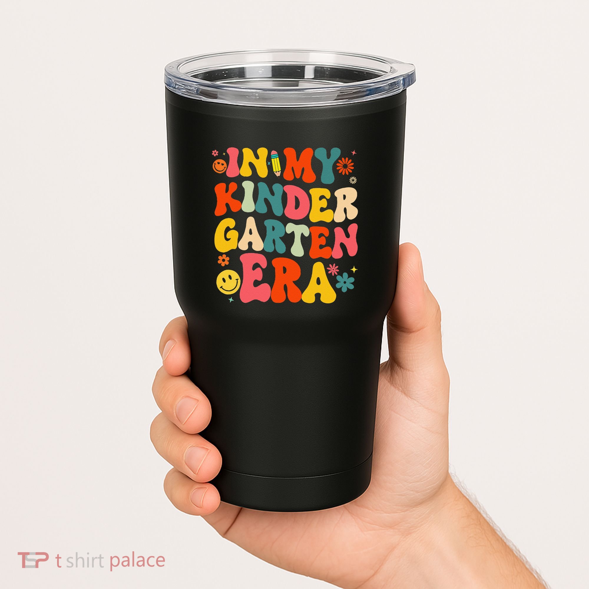 In My Kindergarten Era Retro Back To School Teacher Student Gift Tumbler