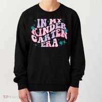 In My Kindergarten Era Groovy Back To School Teacher Student Women's Sweatshirt thumb 0