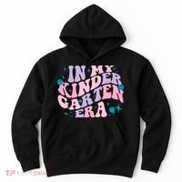 In My Kindergarten Era Groovy Back To School Teacher Student Hoodie thumb 0