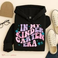 In My Kindergarten Era Groovy Back To School Teacher Student Hoodie thumb 4