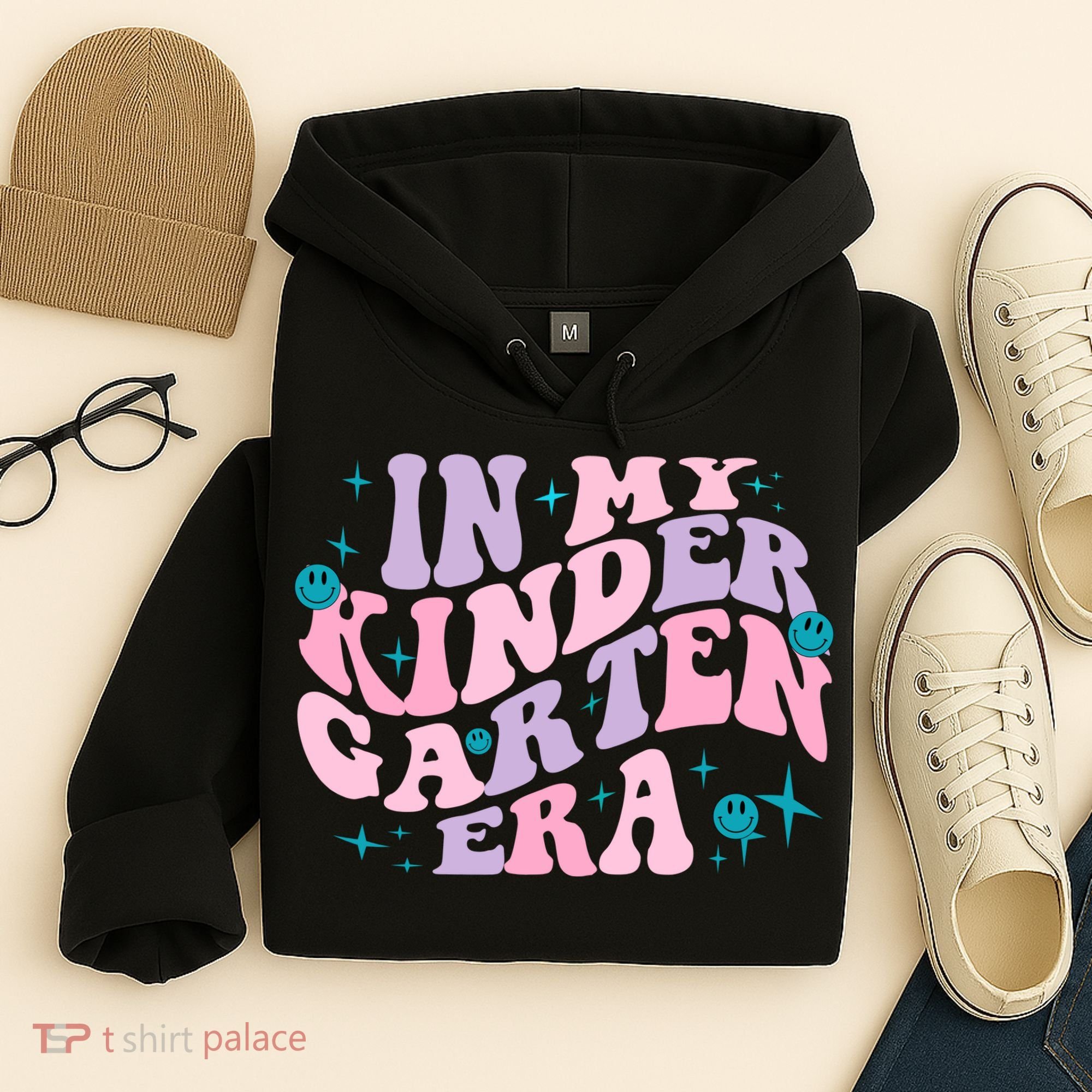 In My Kindergarten Era Groovy Back To School Teacher Student Hoodie