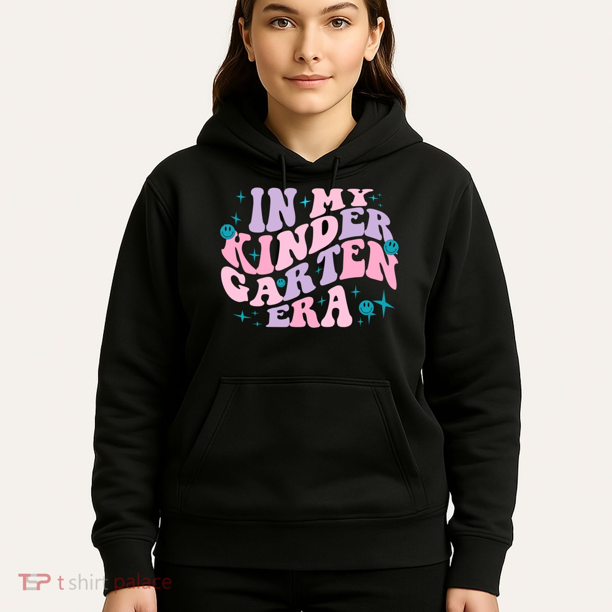 In My Kindergarten Era Groovy Back To School Teacher Student Hoodie