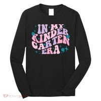 In My Kindergarten Era Groovy Back To School Teacher Student Long Sleeve Shirt thumb 0