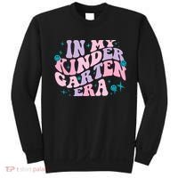 In My Kindergarten Era Groovy Back To School Teacher Student Sweatshirt thumb 0