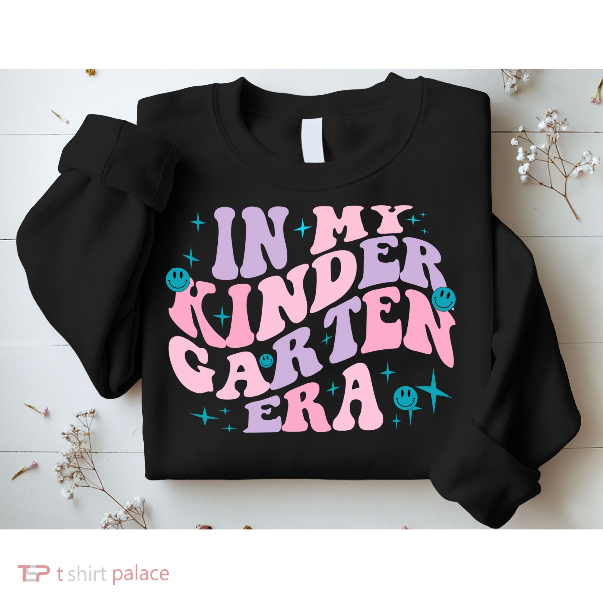 In My Kindergarten Era Groovy Back To School Teacher Student Sweatshirt
