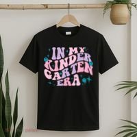 In My Kindergarten Era Groovy Back To School Teacher Student T-Shirt thumb 2