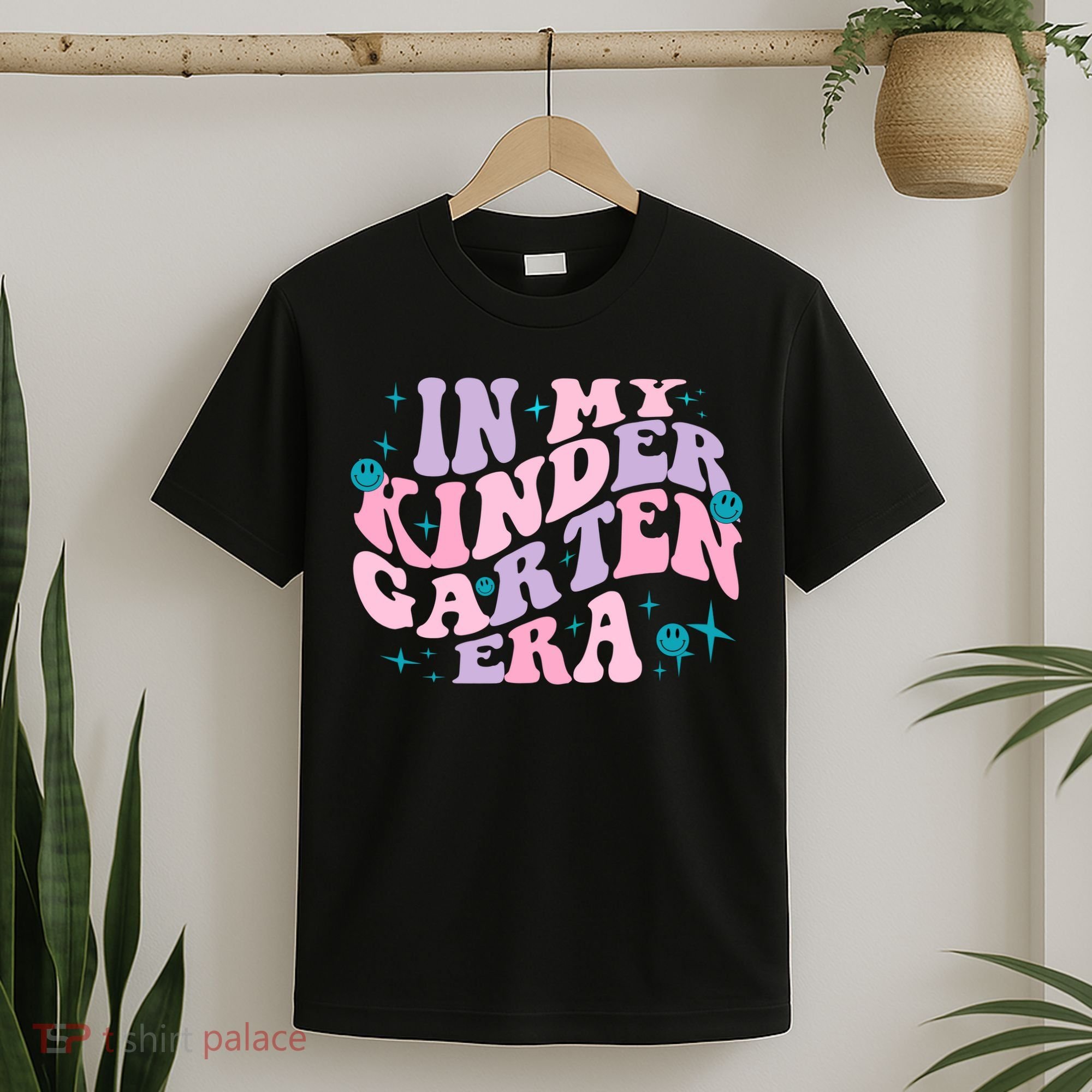 In My Kindergarten Era Groovy Back To School Teacher Student T-Shirt