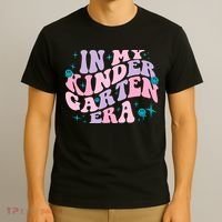 In My Kindergarten Era Groovy Back To School Teacher Student T-Shirt thumb 3