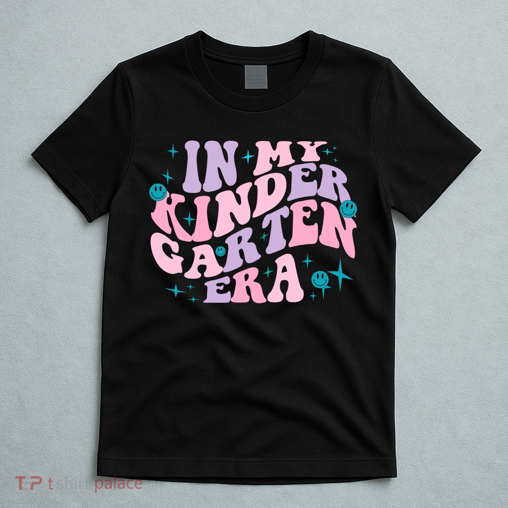 In My Kindergarten Era Groovy Back To School Teacher Student T-Shirt