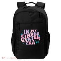In My Kindergarten Era Groovy Back To School Teacher Student Backpack thumb 0