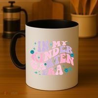 In My Kindergarten Era Groovy Back To School Teacher Student Coffee Mug thumb 4