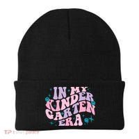 In My Kindergarten Era Groovy Back To School Teacher Student Beanie thumb 0