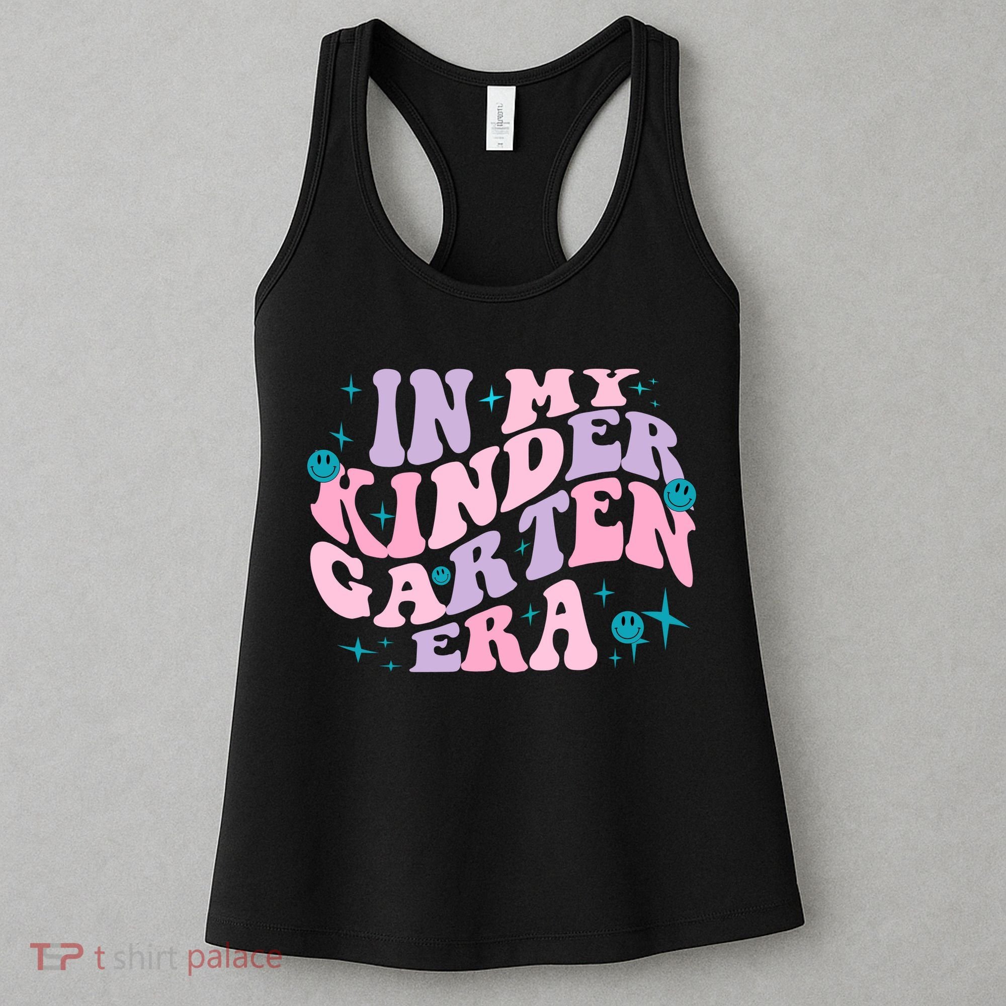 In My Kindergarten Era Groovy Back To School Teacher Student Women's Tank Top