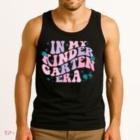 In My Kindergarten Era Groovy Back To School Teacher Student Tank Top thumb 3