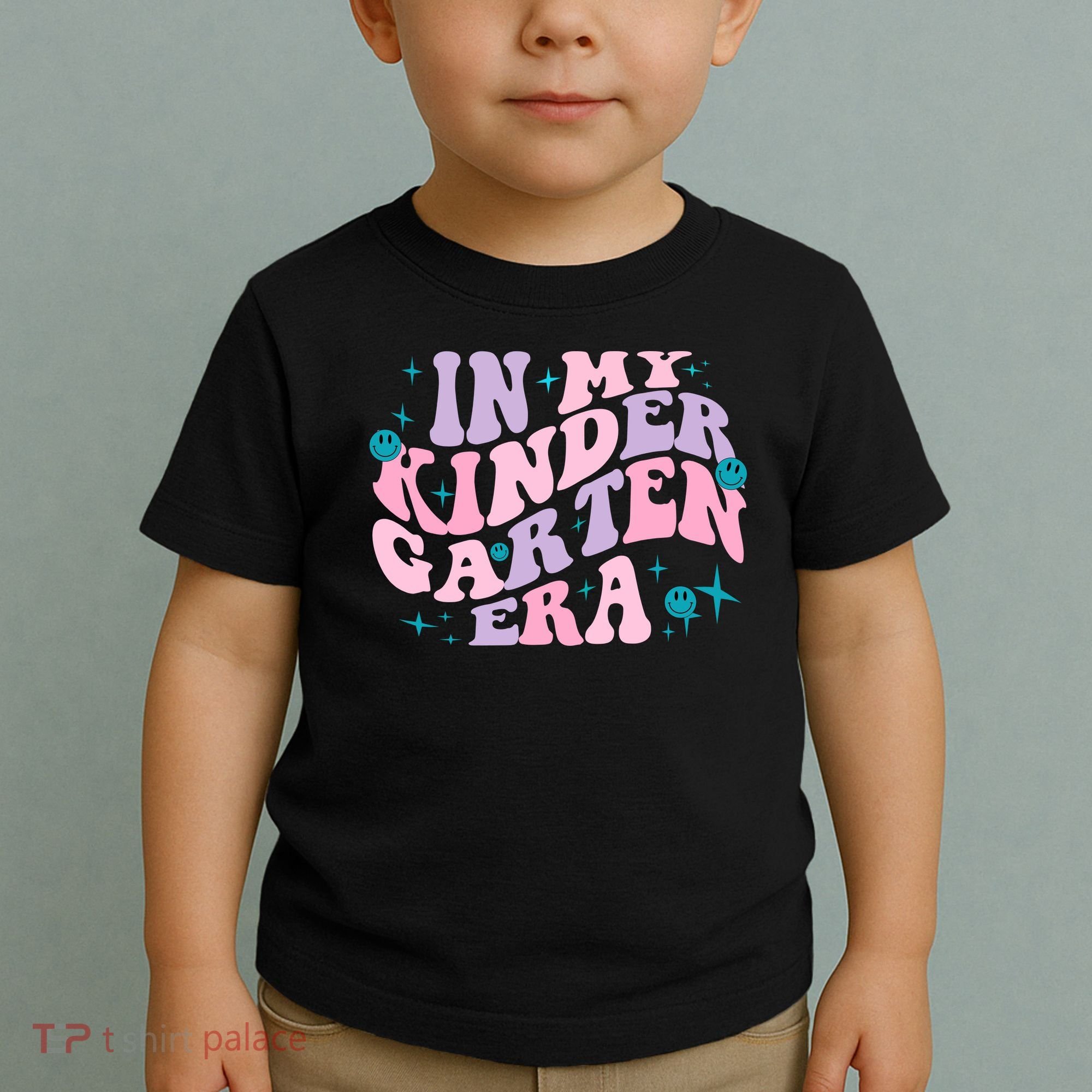 In My Kindergarten Era Groovy Back To School Teacher Student Toddler T-Shirt