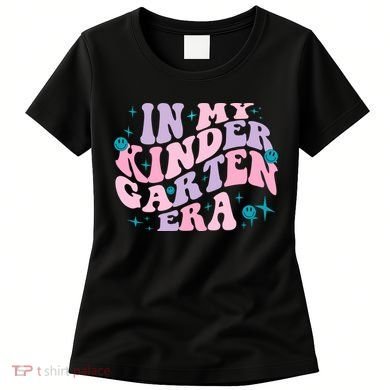 In My Kindergarten Era Groovy Back To School Teacher Student Women's T-Shirt