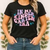 In My Kindergarten Era Groovy Back To School Teacher Student Women's T-Shirt thumb 2