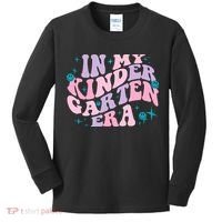 In My Kindergarten Era Groovy Back To School Teacher Student Kids Long Sleeve Shirt thumb 0