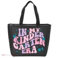 In My Kindergarten Era Groovy Back To School Teacher Student Tote Bag thumb 0