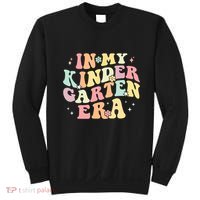 In My Kindergarten Era Retro Back To School Teacher Student Sweatshirt thumb 0