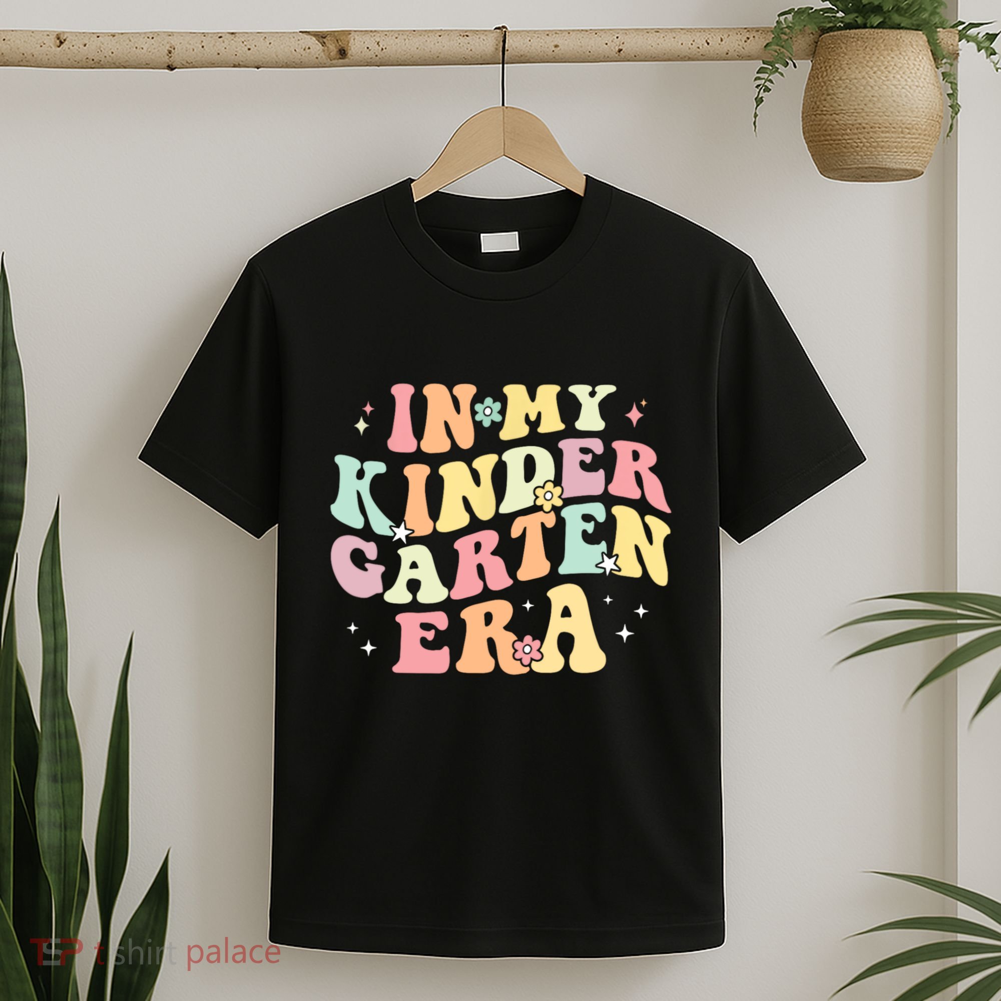 In My Kindergarten Era Retro Back To School Teacher Student T-Shirt