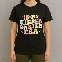 In My Kindergarten Era Retro Back To School Teacher Student T-Shirt thumb 4
