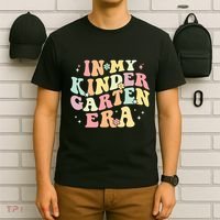 In My Kindergarten Era Retro Back To School Teacher Student T-Shirt thumb 6