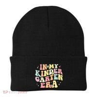 In My Kindergarten Era Retro Back To School Teacher Student Beanie thumb 0