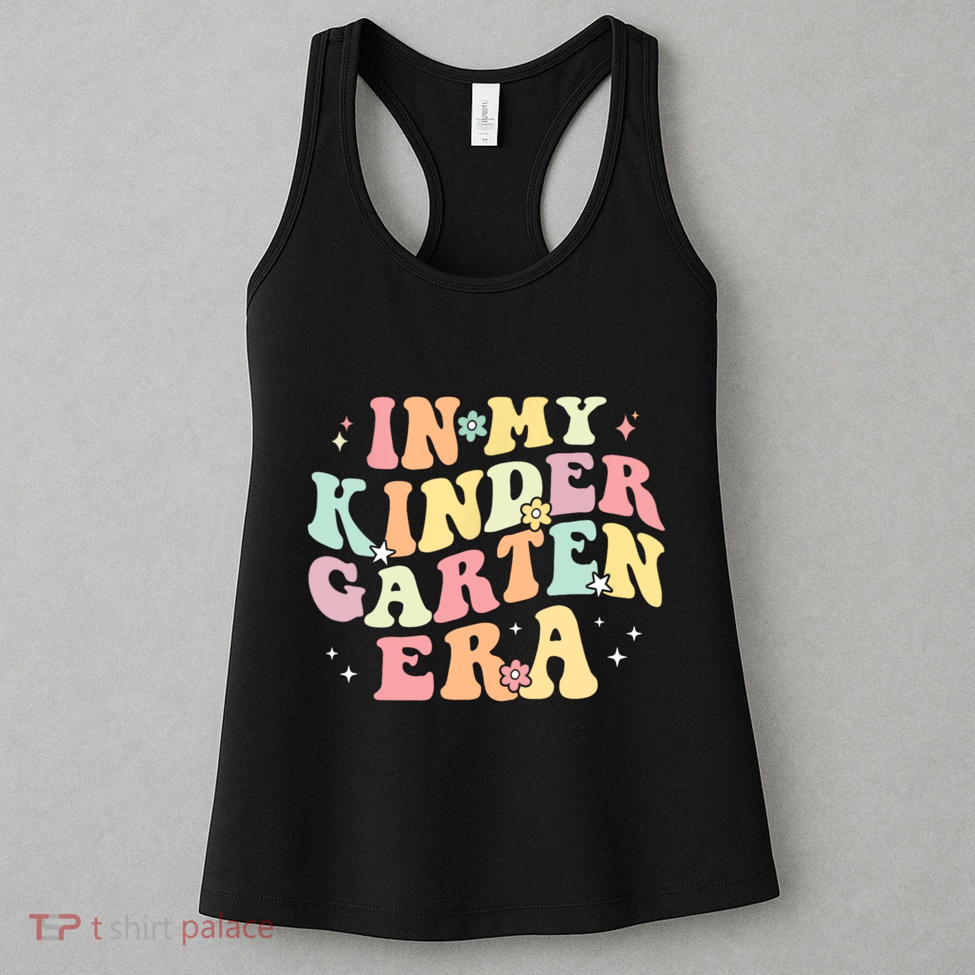 In My Kindergarten Era Retro Back To School Teacher Student Women's Tank Top