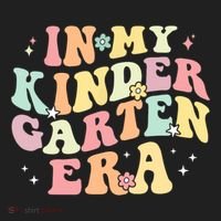 In My Kindergarten Era Retro Back To School Teacher Student Hat thumb 2
