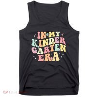 In My Kindergarten Era Retro Back To School Teacher Student Tank Top thumb 0