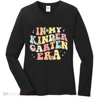 In My Kindergarten Era Retro Back To School Teacher Student Women's Long Sleeve Shirt thumb 0