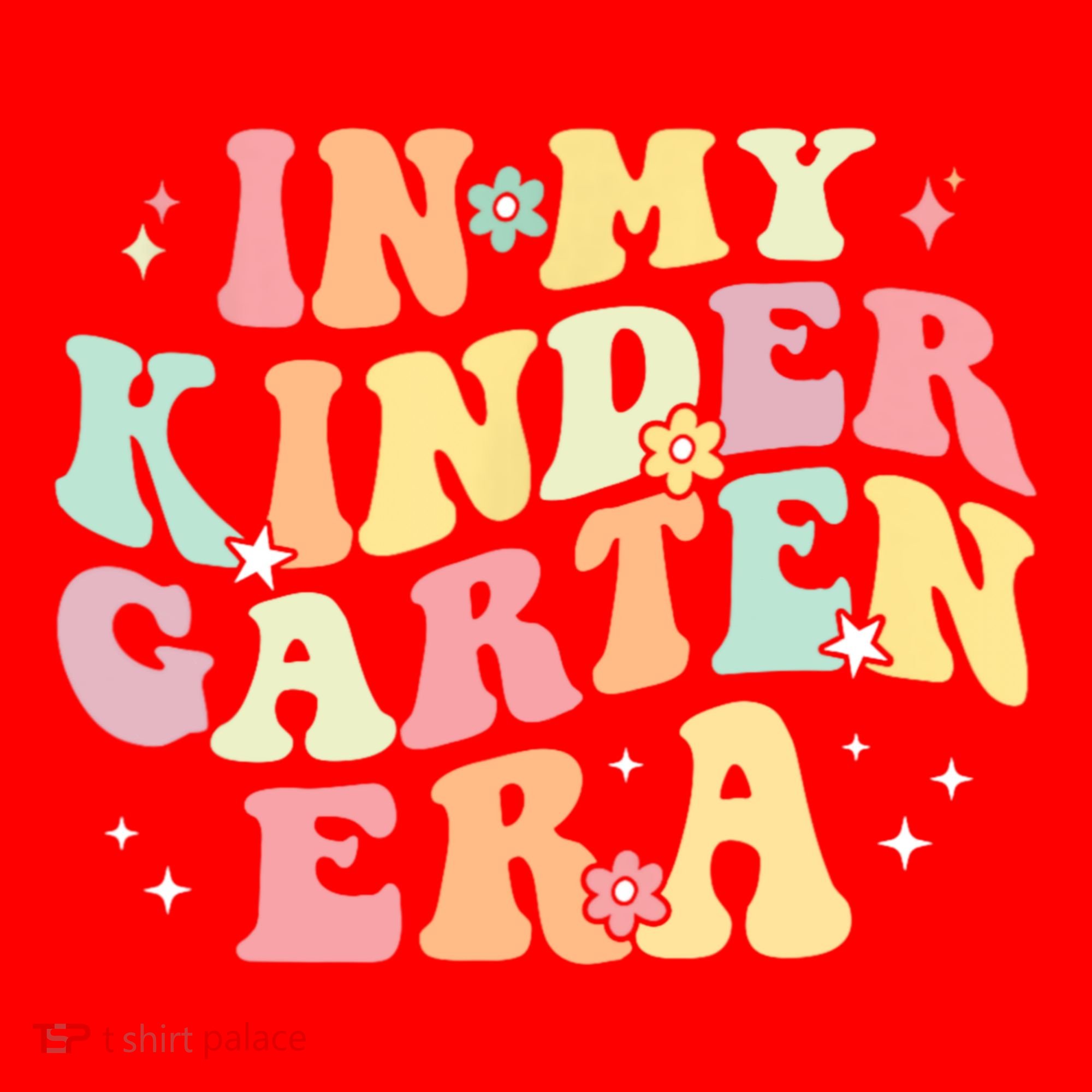 In My Kindergarten Era Retro Back To School Teacher Student Santa Hat