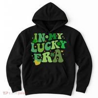 In My Lucky Era St Patricks Day Shamrock Hoodie thumb 0