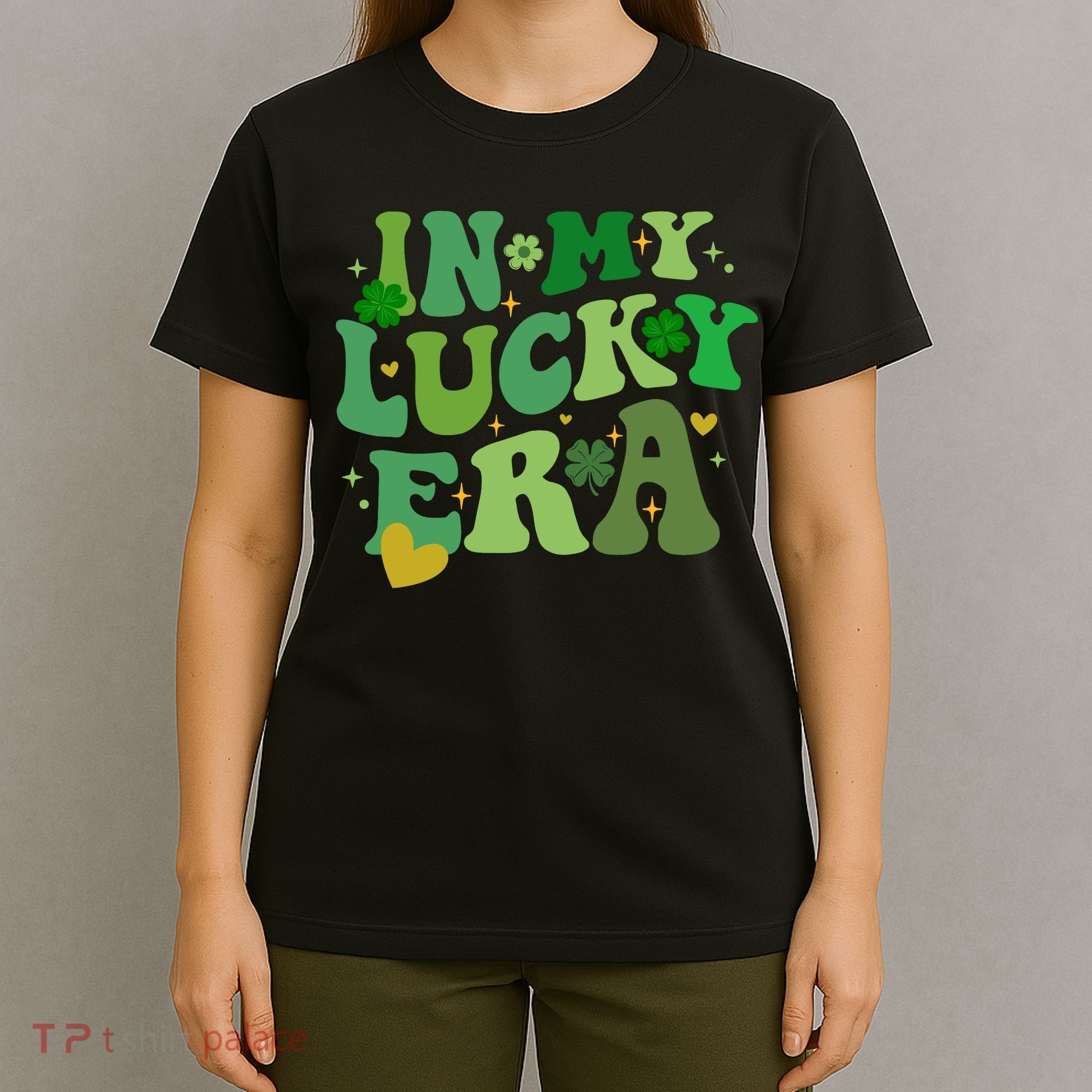 In My Lucky Era St Patricks Day Shamrock T-Shirt