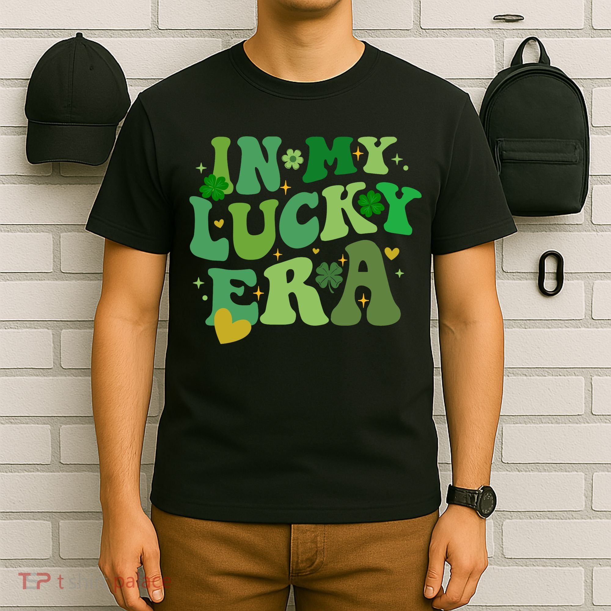 In My Lucky Era St Patricks Day Shamrock T-Shirt
