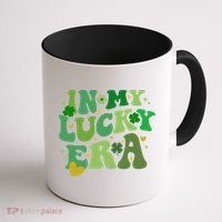 In My Lucky Era St Patricks Day Shamrock Coffee Mug thumb 1
