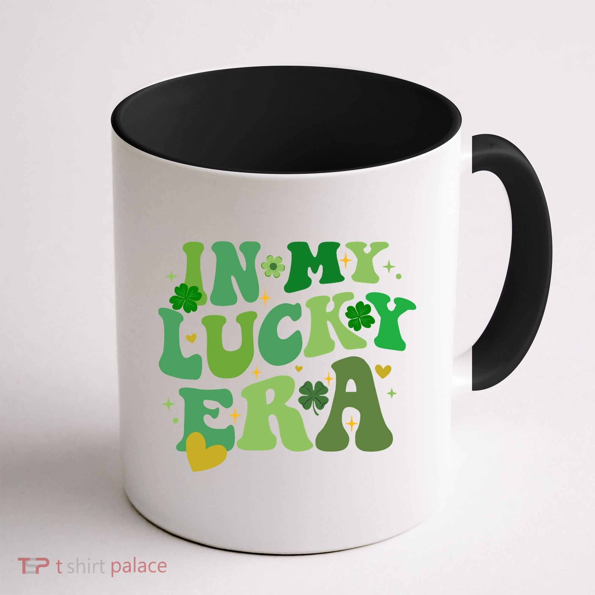 In My Lucky Era St Patricks Day Shamrock Coffee Mug