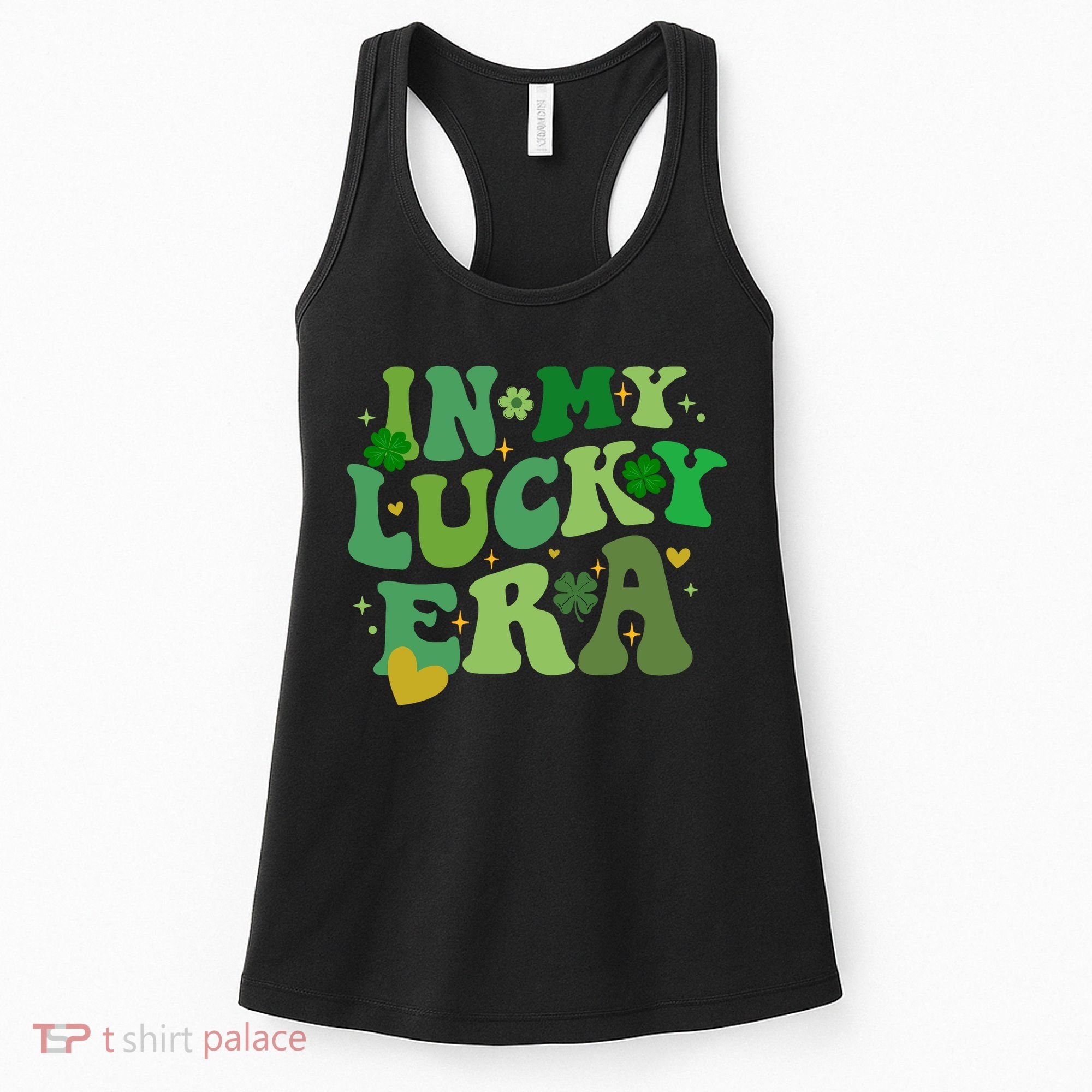 In My Lucky Era St Patricks Day Shamrock Women's Tank Top