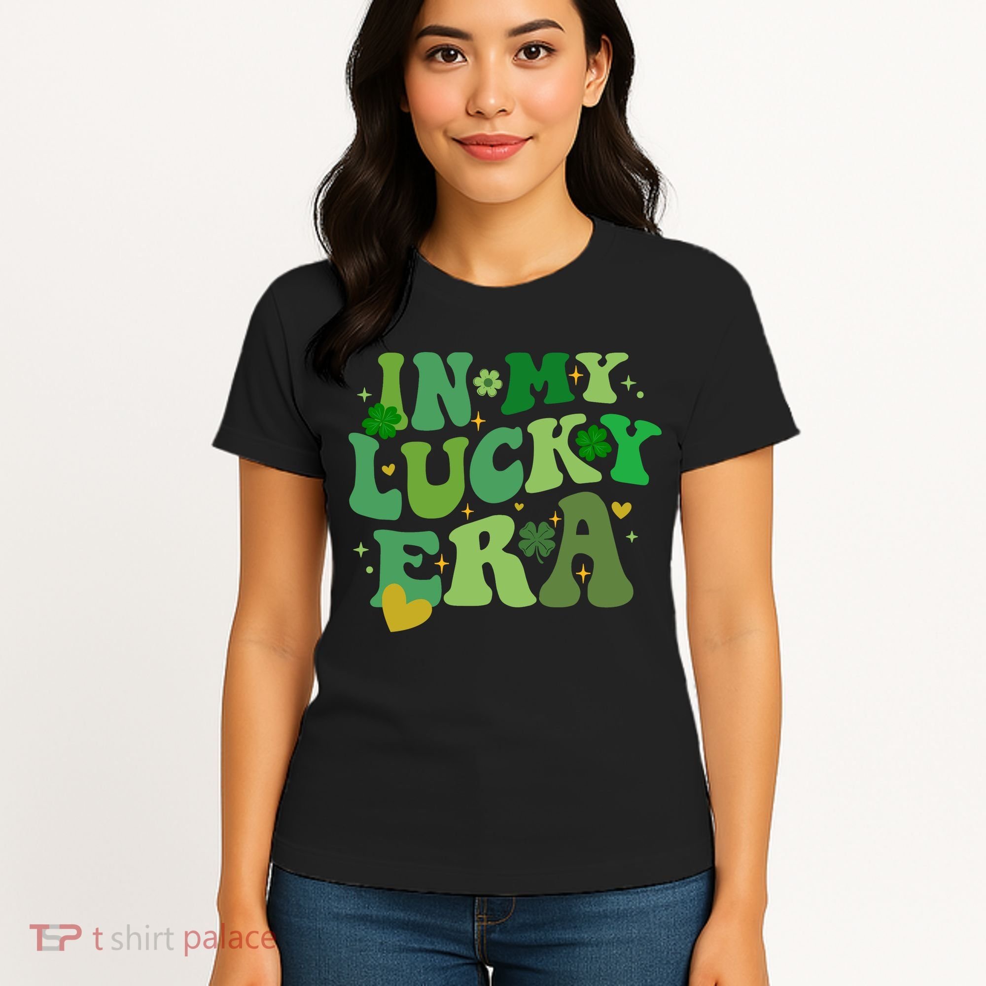 In My Lucky Era St Patricks Day Shamrock Women's T-Shirt