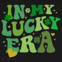In My Lucky Era St Patricks Day Shamrock Kids Sweatshirt thumb 2