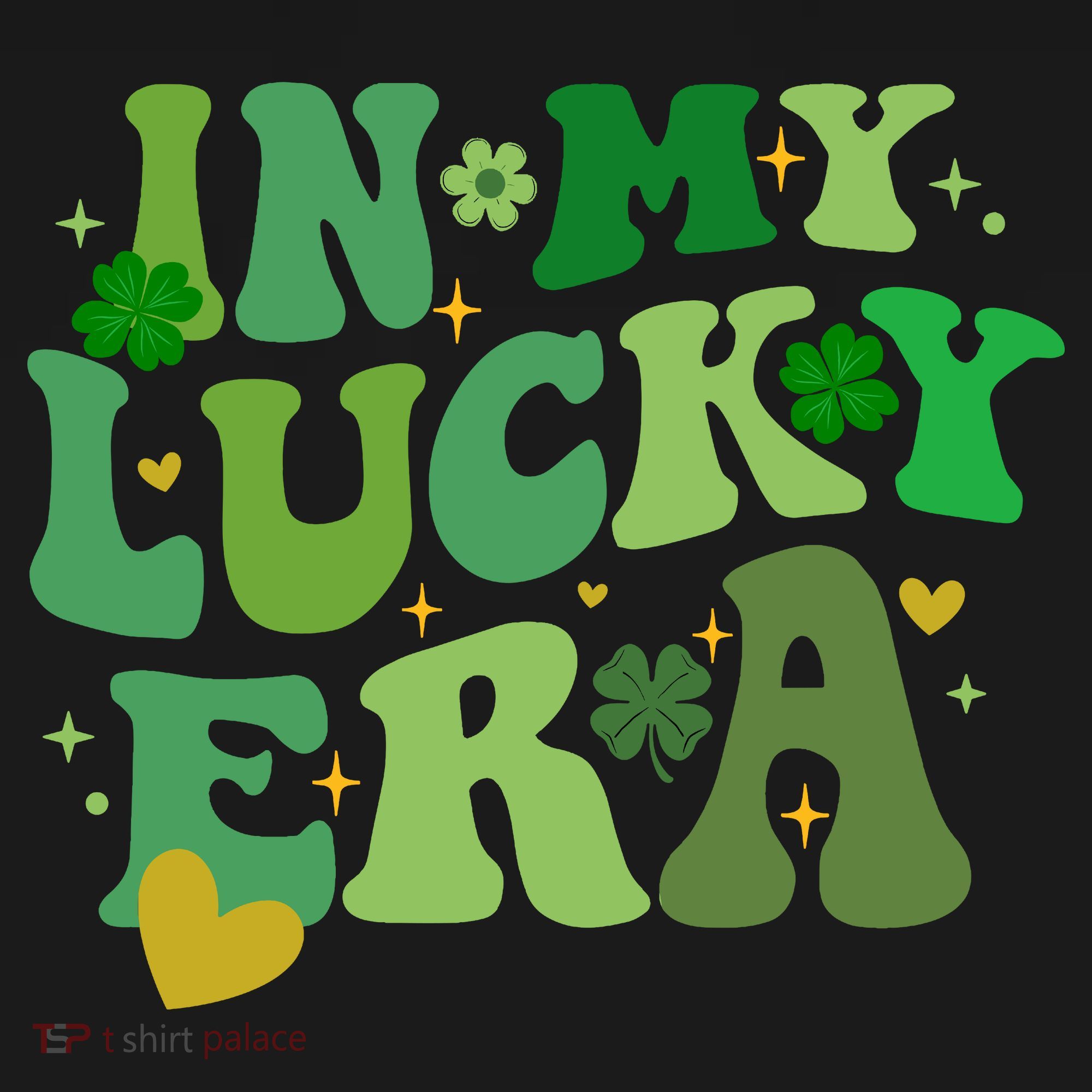 In My Lucky Era St Patricks Day Shamrock Kids Sweatshirt