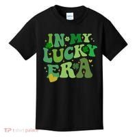 In My Lucky Era St Patricks Day Shamrock Kids T-Shirt thumb 0