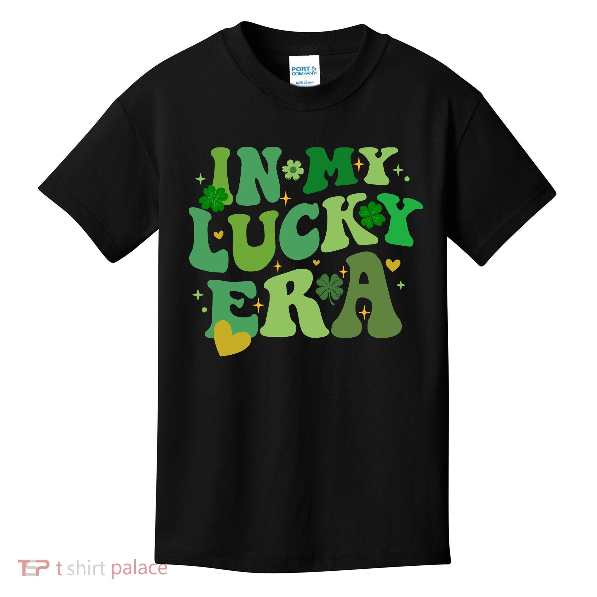 In My Lucky Era St Patricks Day Shamrock Kids T-Shirt