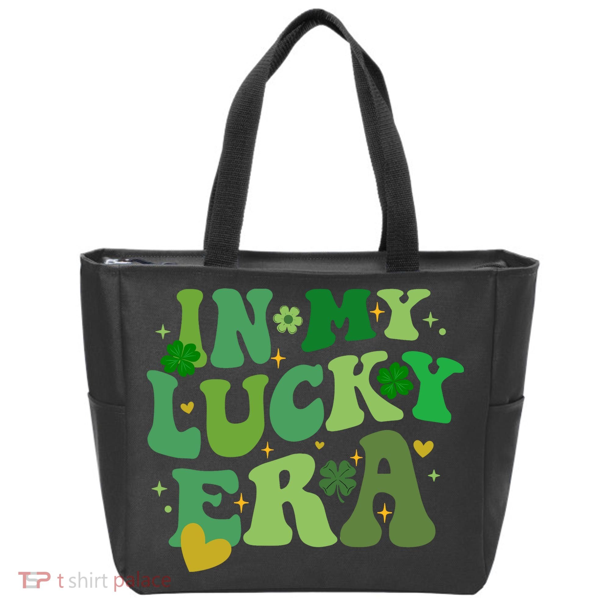 In My Lucky Era St Patricks Day Shamrock Tote Bag