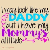 I May Look Like My Daddy But I Have My Mommys Attitude Tote Bag thumb 4